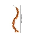 thumbnail image 3 of Birdeem Artificial Fall Garland,Orange Rattan with Realistic Needles,Bendable Up To 141.7 Inches for Home Decor,Halloween Thanksgiving Party, 3 of 9