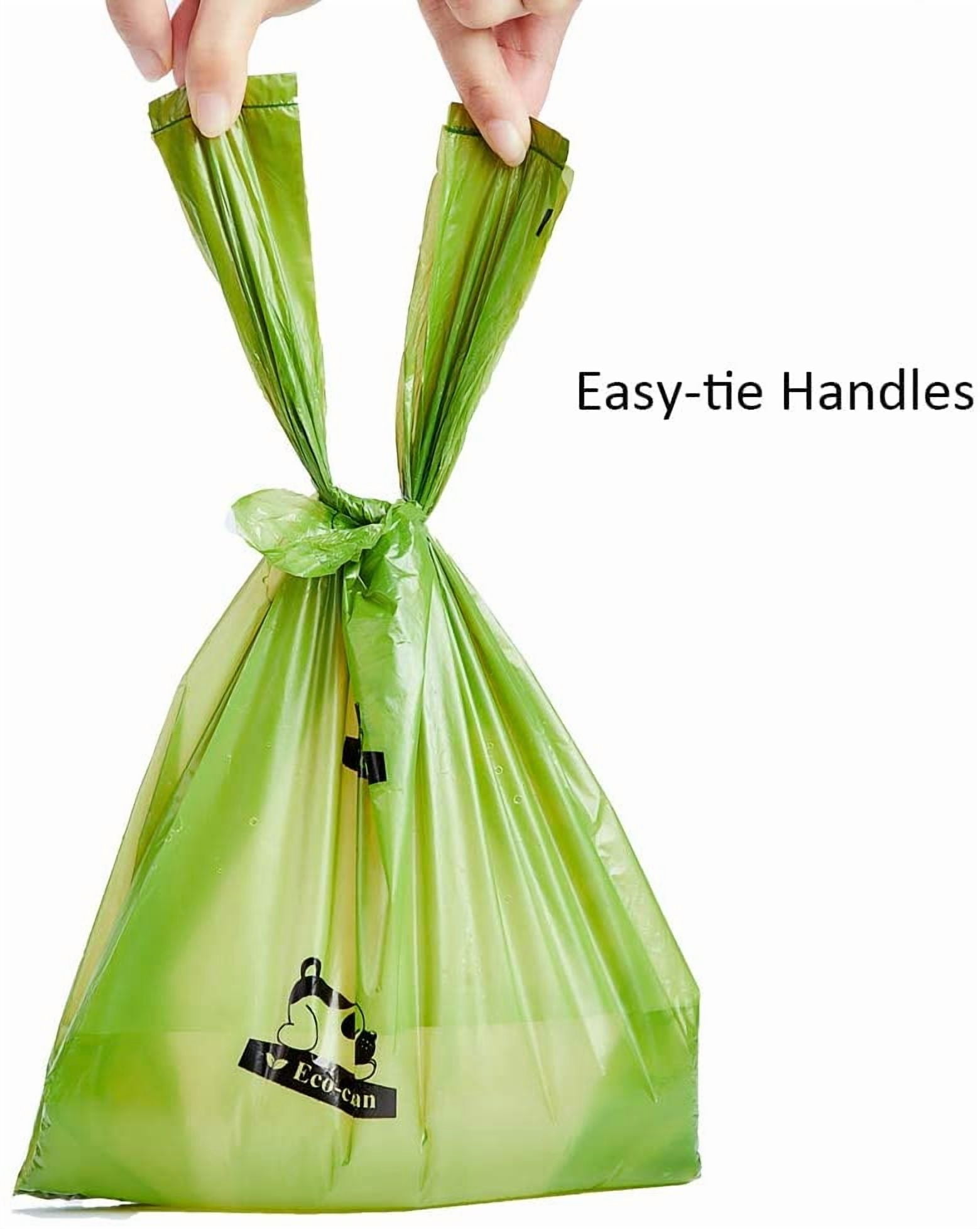 Dog Poop Bags, 300-Count Dog Waste Bags with Easy-Tie Handles, Guaranteed Leak-Proof, Earth-Friendly, Unscented Oxo-biodegradable Pet Poop Bags (Not on Rolls)