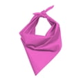 thumbnail image 1 of Nouvelles Bandanas en Coton Couleur Unie - Rose Foncé, 1 of 2