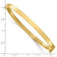 thumbnail image 4 of 10K Gold Polished Hinged Bangle Bracelet, 4 of 4