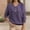 *Purple, variant on ClodeEU Fall Sweaters for Women,Long Sleeve Knit Pullover,V Neck Sweater Casual Tops Coffee,Womens Plus L