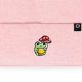 thumbnail image 2 of Dalix Mushroom Frog Embroidered Beanie Hat Cotton Cute Winter Fall Cap Womens in Pink, 2 of 5