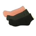 thumbnail image 3 of Couver Thicker/Winter Ankle terry cloth toe socks, Black, 1 Pair, 3 of 7