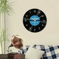 thumbnail image 4 of Modern Reverse Wall Clock 12Inch Minimalists Vinyls Record Designs Wall Clock for Stylish Office and Home Decoration, 4 of 16