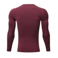 thumbnail image 4 of Vedolay Long Sleeve Shirts for Men 2023 Long Sleeve Shirts Zip Casual Red,2XL, 4 of 4