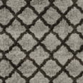 thumbnail image 4 of SAFAVIEH Indie Careen Geometric Polyester Shag Area Rug, Grey/Dark Grey, 9' x 12', 4 of 5