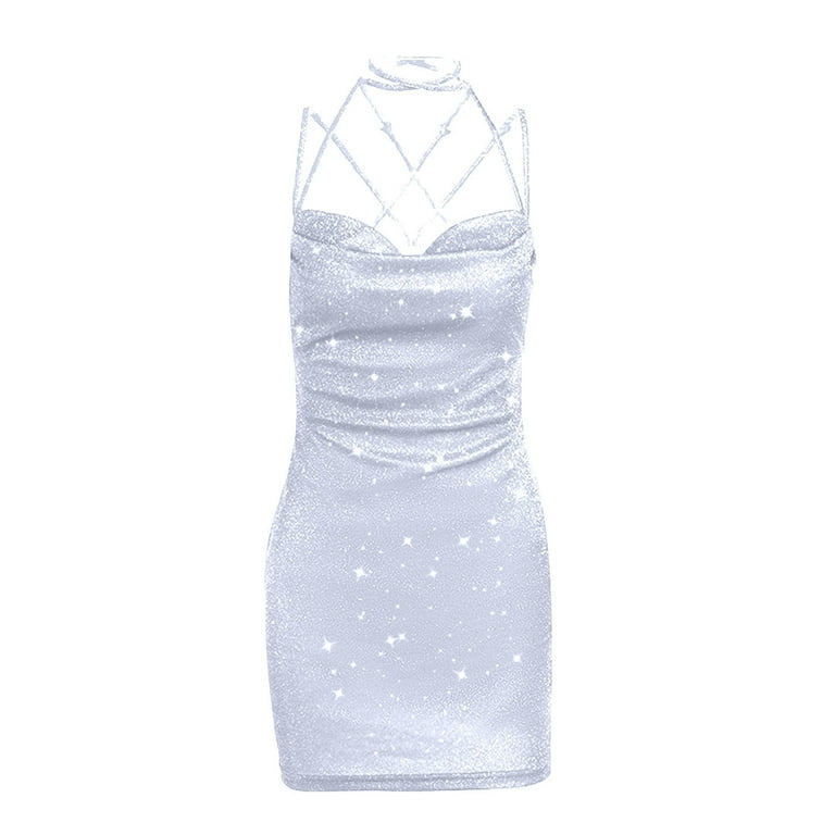 homecoming dresses silver glitter Fashionable Short Silver Glitter Homecoming Dresses with Short Sleeves main image 0