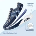 thumbnail image 5 of Fitville zapatos Extra anchos para caminar para hombres, zapatos deportivos acolchados anchos para pies hinchados, pies planos, arco de ajuste, alivia el dolor de talón, 5 of 5