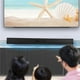 thumbnail image 4 of Barra de sonido estéreo inalámbrica Bluetooth Bling Bling BS‑28B para TV Negro, 4 of 12