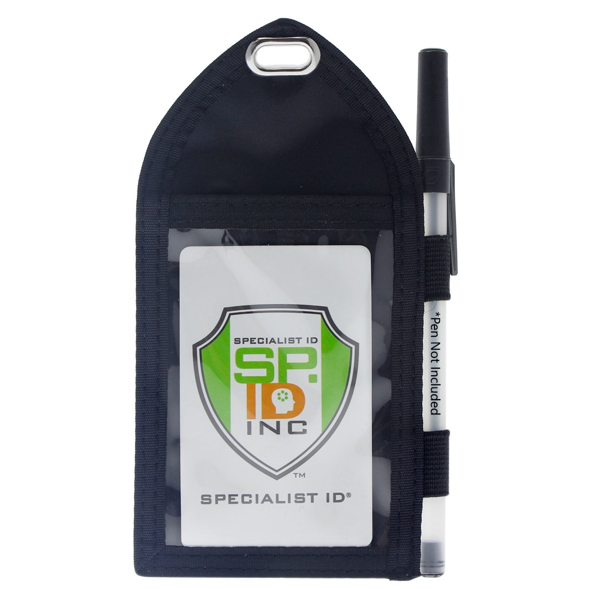 MD Badge Buddy - Horizontal - Hospital ID Card Holder For Medical Doctors