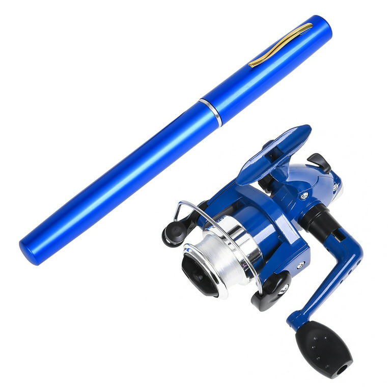 Yoone 1 Set Pen Fishing Rod Telescopic Non-slip Exquisite Easy to