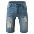 thumbnail image 3 of JAKANYQ Casual Shorts Spring Mens Pocket Sports Summer Bodybuilding Denim Shorts Jeans, 3 of 8