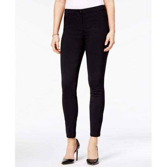 Style & Co 5 Pocket Skinny Pants Deep Black 12