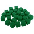 thumbnail image 2 of 25 piezas cuadra cuadrado D6 de seis caras de / 0.62 '' para juegos de rol de D\u0026D Playing Verde Zulema Dado, 2 of 8
