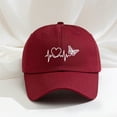 thumbnail image 2 of Ball Caps for Men Unisex Heart Baseball Cap Adjustable Sun Hat For Outdoor And Daily Casual Wear, 2 of 3
