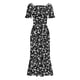 thumbnail image 4 of Vestidos estampados de playa de manga corta informales de moda de verano para mujer Fridja bnh1831, 4 of 5