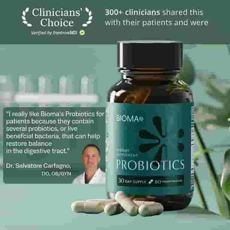 bioma health glp 1 BIOMA Gut Health and Weight Management Probiotics, 60 Count / 30 Servings
