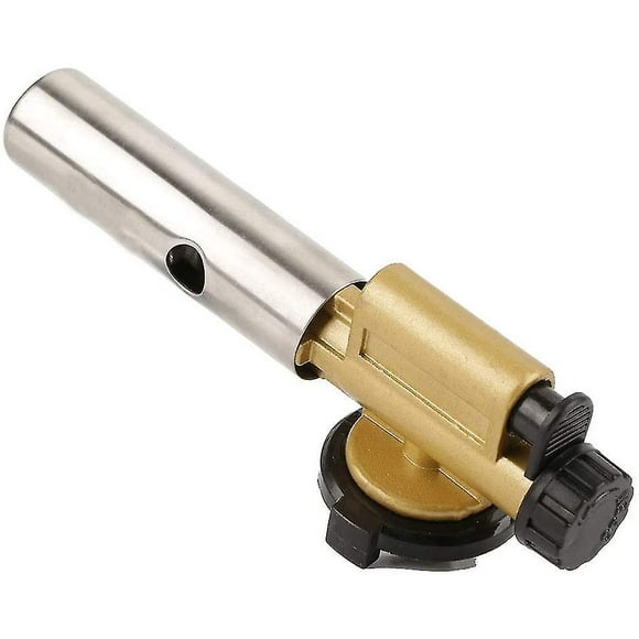 Gas Torch Kitchen Blowtorch Flame Blowing Torch Gun For Cooking Bbq Camping Hiking Welding, Maximum Flame Temperature 1300c