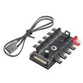 thumbnail image 4 of CNKOO 4Pin PWM Cooling Fan HUBs Splitters Fan Regulator for PC Case Efficient Cooling Effective Temperature Regulation Board, 4 of 7