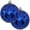 Shiny Azure Blue, variant on Christmas By Krebs Ornament, Commercial Grade Indoor and Outdoor Shatterproof Plastic, UV and Water Resistant Ball Ornament Decorations (Shiny Balmy Seas, 6 inch (150mm) Swirled Onion)