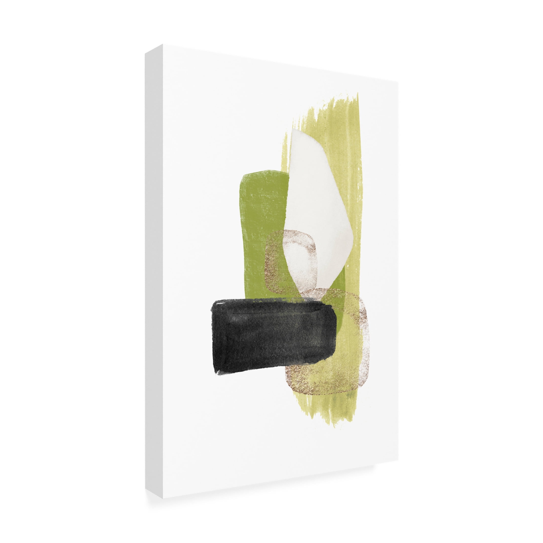 Trademark Fine Art Sally Ann Moss Green Dream 3 Canvas Wall Art