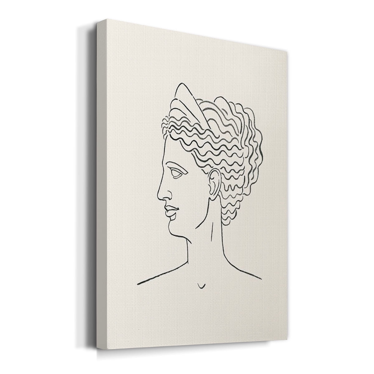 Greek Busts III Premium Gallery Wrapped Canvas - Ready to Hang