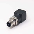 thumbnail image 3 of HELIAHO M12 to RJ45 Bulkhead Adapter Waterproof M12 A Code 4 Pin Male to RJ45 Jack Straight Black CJ911-84647, 3 of 8