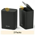 thumbnail image 1 of 2 Pack Bote de Basura Inteligente con Sensor 14L para Baño y Cocina PrettyCare Negro, 1 of 10