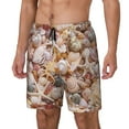 thumbnail image 2 of Uemuo Colorful Seashells Pattern Mens Swim Trunks Quick Dry Board Shorts with Mesh Lining, Stretch Beach Shorts Quick Dry No-Chafing Board Shorts-X-Large, 2 of 9