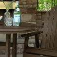 thumbnail image 3 of Highwood Furniture Hamilton 3pc Round Counter Dining Set-Finish:Weathered Acorn,Shape:Round, 3 of 10