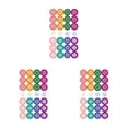 thumbnail image 4 of heritaly 4 Pieces Reinforcement Labels Repair Subsidy Strong Viscosity Doughnut Shape Small Hole Stickers Set for Recipes Binders Colorful 3Set, 4 of 6