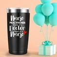 thumbnail image 3 of Nurse Practitioner Brains Of A Doctor, Heart Of A Nurse Travel Mug Tumbler.Nurse Practitioner Gifts for Friend Daughter Men Women.Nurse Appreciation,Nursing School Graduation Gifts.(20 oz Black), 3 of 6