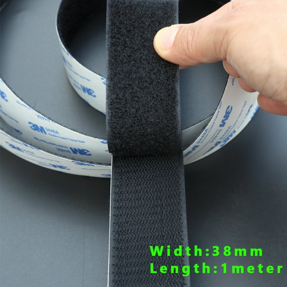 Cinta para Ganchos y Loop de 3 M, Autoadhesiva, 38 Mm x 1 M