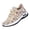 Coffee, variant on Women's Flyknit Casual Sneakers, Colorful Walking Shoes, Lace Up Athletic Shoes, Women's Colorful Flyknit Mesh Casual Sneakers, Breathable Lace Up Walking Shoes for Daily, Workout, Coffee 6