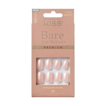 Kiss Bare But Better Premium Nails - Mocha