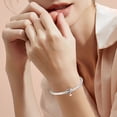 thumbnail image 4 of ROSIANNA 925 Sterling Silver Charm for Bracelets Two Tone Thanks to Mom Dangle Charms Women Bracelet Charm, 4 of 6