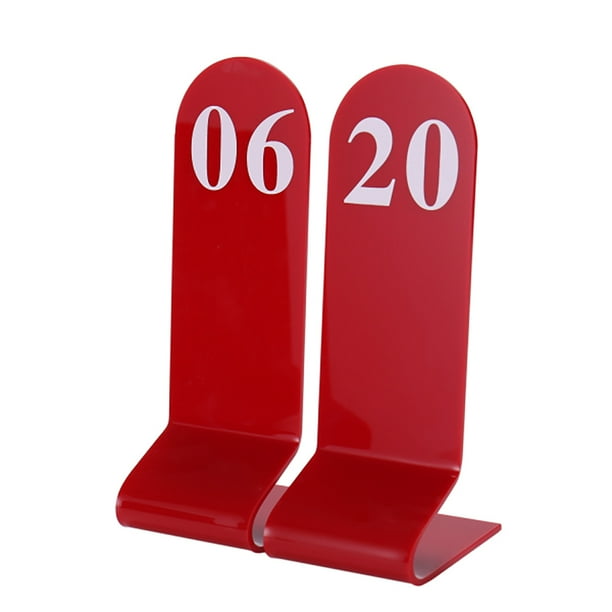 Aspire 10PCS Acrylic Table Numbers, Tent Style Numbers Sign, Double ...