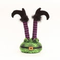 thumbnail image 2 of Halloween Decorations Novelty Witch Legs Centerpiece for Table, Plush Witch Leg Boot Ornament for Halloween Party Supplies Indoor Decorations, 2 of 5