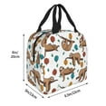 thumbnail image 5 of Cute sloth Lunch Box for Women Men Insulated Lunch Bag Women Cute Lunch Bags for Women Adults Cooler Tote Bag for Work Picnic Gifts, 5 of 6