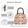 thumbnail image 4 of Salouo Flowers And Birds Watercolor for Insulated Lunch Bag for Women/Men - Leakproof Cooler Tote Bag Organizer - Reusable Lunch Box for Office Picnic Hiking Beach-One Size, 4 of 6