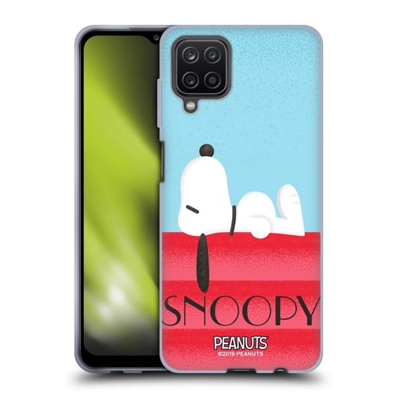 Head Case Designs Peanuts Snoopy Deco Dreams House Soft Gel Case for Samsung Galaxy A12 (2020)