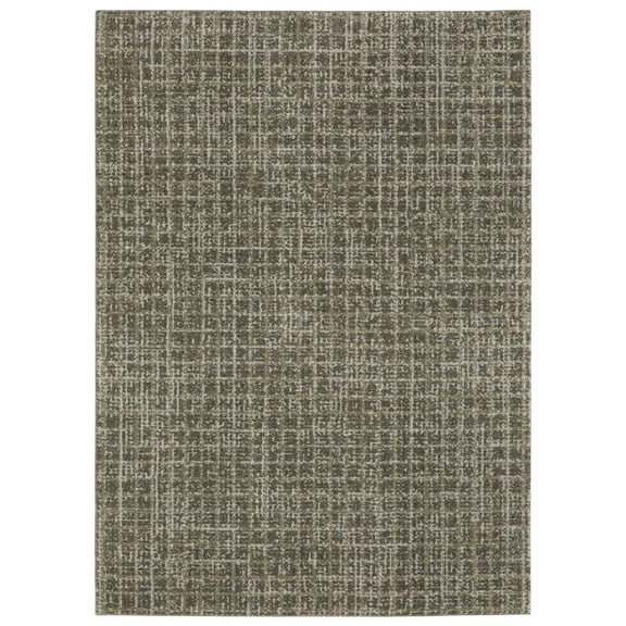 Oriental Weavers Alton Area Rug - 090N9 - 5'3" x 7'6" - in Grey/ Beige - Modern Style, Stain Resistant, Family and Pet Friendly , Bedroom, Office Rug