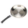 thumbnail image 4 of Sartén de acero inoxidable, olla para cocinar, herramienta de cocina, agarre cómodo, wok redondeado, sartén para hornear huevos para cocina de hotel y, 4 of 10