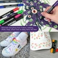 thumbnail image 7 of Crazy Colors Dual Tip Fabric & T-Shirt Marker 20 Color Set - Bullet & Chisel Tips - Child Safe - Create Art on Clothing, 7 of 7