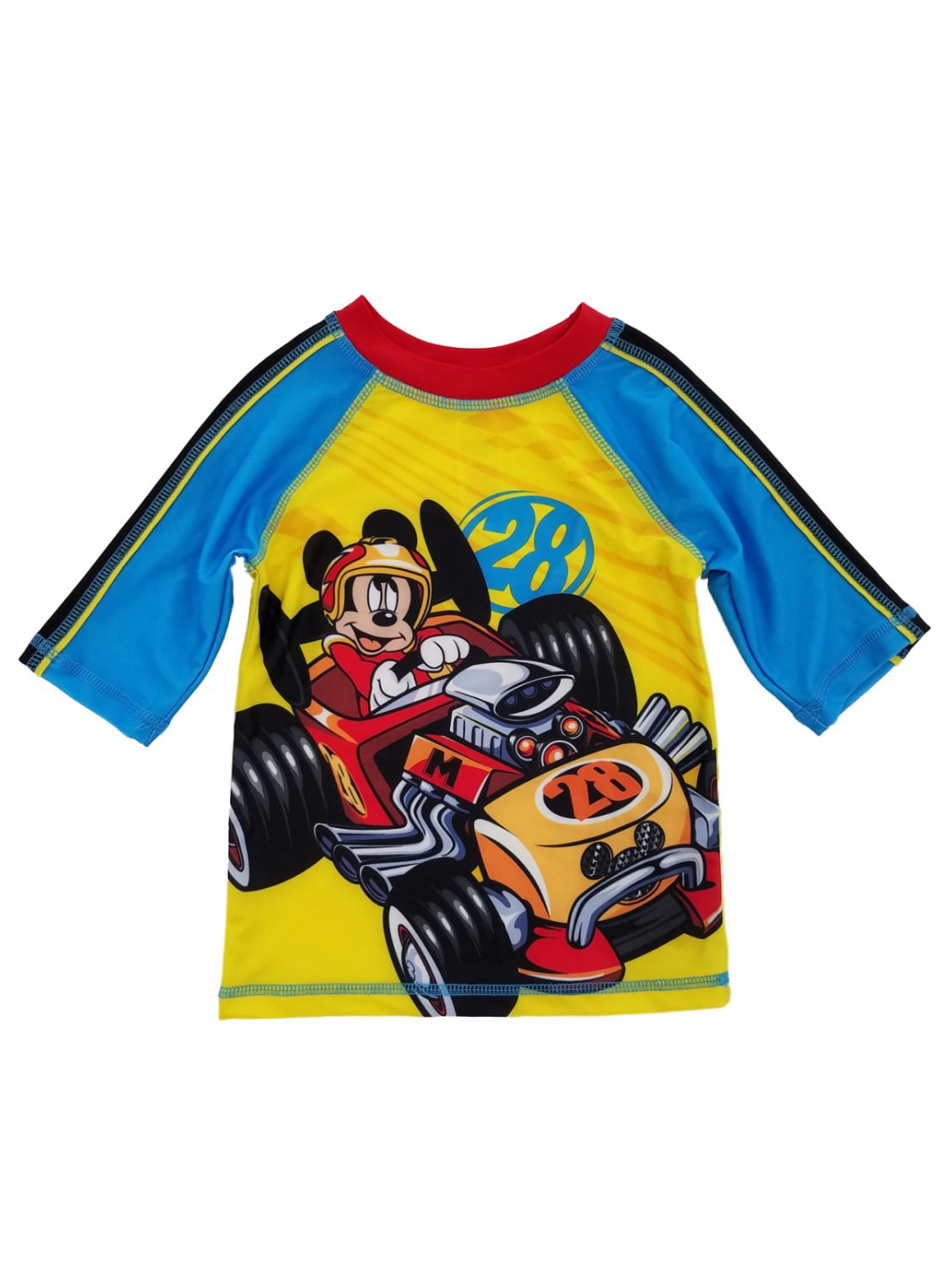 Disney Boys Mickey and The Roadster Racers Two Piece Swim Set 