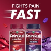 Vicks PainQuil Max Strength Pain Relief LiquiCaps, Day/Night Combo, 200 count
