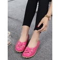 thumbnail image 5 of Difumos Shoes for Women Breathable Hollow Out Loafers Ladies Lightweight Flat Nurse Nonslip Slip On Flats Pink 4.5, 5 of 9