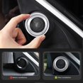 thumbnail image 4 of suitable for 10Th Gen A-Pillar Loudspeaker Decorations Circle Rings, Car Door Audio Speaker Trims suitable for 2016-2, 4 of 5