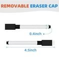 thumbnail image 6 of Triani 24Pcs Fine Tip Dry Erase Magnetic Markers with Eraser Cap Dry Erase Marker Magnetic Markers Bulk for Office Home Whiteboards and Glass, 6 of 7