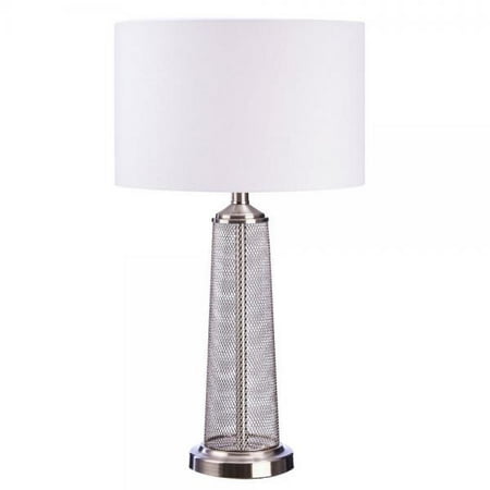 Catalina Lighting 20419 000 Metal Brushed Nickel Table Lamp Catalina Lighting 20419 000 Metal Brushed Nickel Table Lamp